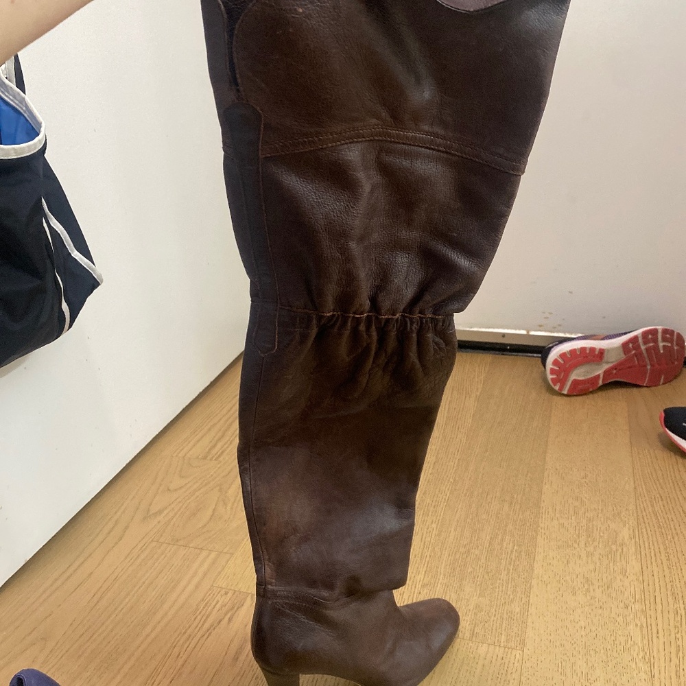 Reiss thigh high boots
